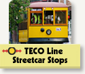 Tampa Streetcar Stops - Teco Line Streetcar Stops