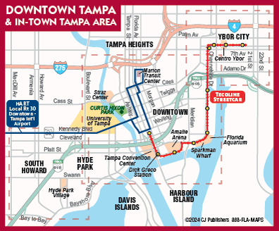 Printable Maps Of Downtown Tampa Print A Free Downtown Tampa Map