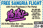 Special Coupon Offer for LaLa&#39;s Sangria Bar & Lounge